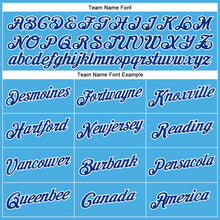 Load image into Gallery viewer, Custom Sky Blue Royal-White Performance T-Shirt