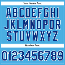 Load image into Gallery viewer, Custom Sky Blue Royal-White Performance T-Shirt