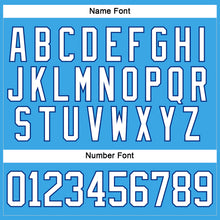 Load image into Gallery viewer, Custom Sky Blue White-Royal Hockey Lace Neck Jersey