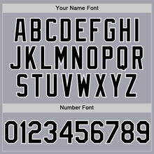 Charger l'image dans la galerie, Custom Gray Black Pinstripe White Authentic Sleeveless Baseball Jersey