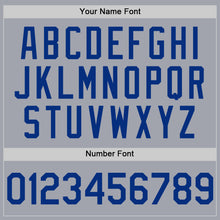 Charger l'image dans la galerie, Custom Gray Royal Authentic Sleeveless Baseball Jersey