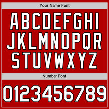 Charger l'image dans la galerie, Custom Red White-Black Authentic Sleeveless Baseball Jersey