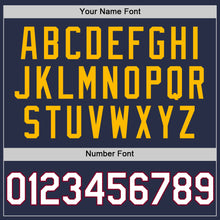 Charger l'image dans la galerie, Custom Navy Maroon-Gold Authentic Sleeveless Baseball Jersey