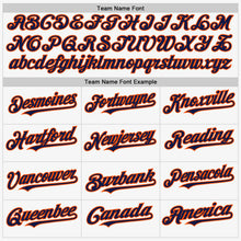 Charger l'image dans la galerie, Custom White Navy-Orange Authentic Sleeveless Baseball Jersey