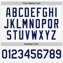 Charger l'image dans la galerie, Custom White Navy Authentic Sleeveless Baseball Jersey