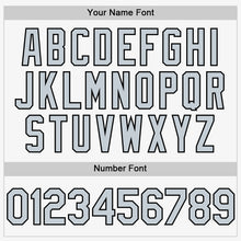 Charger l'image dans la galerie, Custom White Silver-Black Authentic Sleeveless Baseball Jersey