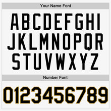 Laden Sie das Bild in den Galerie-Viewer, Custom White Black-Old Gold Authentic Sleeveless Baseball Jersey