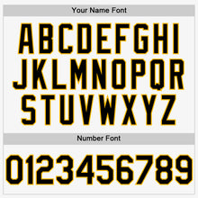 Laden Sie das Bild in den Galerie-Viewer, Custom White Black-Gold Authentic Sleeveless Baseball Jersey