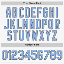 Charger l'image dans la galerie, Custom White Light Blue-Steel Gray Authentic Sleeveless Baseball Jersey