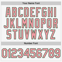 Charger l'image dans la galerie, Custom White Medium Pink-Green Authentic Sleeveless Baseball Jersey