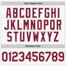 Charger l'image dans la galerie, Custom White Crimson-Gray Authentic Sleeveless Baseball Jersey