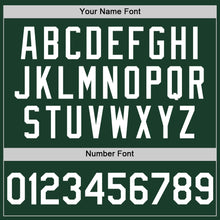 Laden Sie das Bild in den Galerie-Viewer, Custom Green White Authentic Sleeveless Baseball Jersey