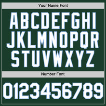 Laden Sie das Bild in den Galerie-Viewer, Custom Green White-Light Blue Authentic Sleeveless Baseball Jersey