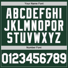 Charger l'image dans la galerie, Custom Green White-Gray Authentic Sleeveless Baseball Jersey