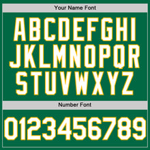 Laden Sie das Bild in den Galerie-Viewer, Custom Kelly Green White-Gold Authentic Sleeveless Baseball Jersey