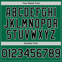 Charger l'image dans la galerie, Custom Kelly Green Black-White Authentic Sleeveless Baseball Jersey