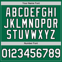 Charger l'image dans la galerie, Custom Kelly Green White-Black Authentic Sleeveless Baseball Jersey