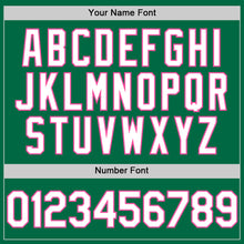 Laden Sie das Bild in den Galerie-Viewer, Custom Kelly Green White-Pink Authentic Sleeveless Baseball Jersey