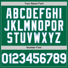 Charger l'image dans la galerie, Custom Kelly Green White-Light Blue Authentic Sleeveless Baseball Jersey