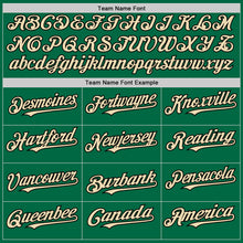 Charger l'image dans la galerie, Custom Kelly Green Black-Cream Authentic Sleeveless Baseball Jersey