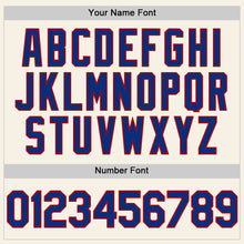 Laden Sie das Bild in den Galerie-Viewer, Custom Cream Royal-Red Authentic Sleeveless Baseball Jersey