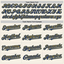 Charger l'image dans la galerie, Custom Cream Royal-Gold Authentic Sleeveless Baseball Jersey