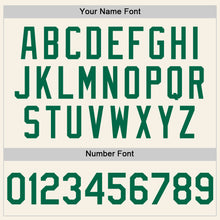 Charger l'image dans la galerie, Custom Cream Kelly Green-Red Authentic Sleeveless Baseball Jersey