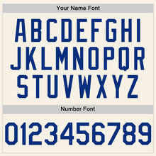 Laden Sie das Bild in den Galerie-Viewer, Custom Cream Royal Authentic Sleeveless Baseball Jersey