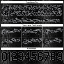 Load image into Gallery viewer, Custom Black Snakeskin Black-Gray 3D Pattern Design Authentic Basketball Shorts