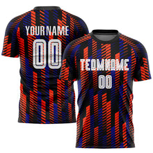 Load image into Gallery viewer, Custom Red White Sublimation Soccer Uniform Jersey