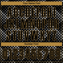 Laden Sie das Bild in den Galerie-Viewer, Custom Black Black-Old Gold Sublimation Soccer Uniform Jersey