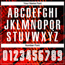 Laden Sie das Bild in den Galerie-Viewer, Custom Red White-Black Sublimation Soccer Uniform Jersey