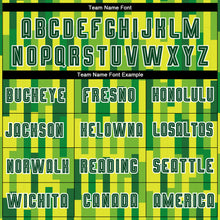 Load image into Gallery viewer, Custom Neon Green Green-Gold Sublimation Soccer Uniform Jersey