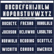 Load image into Gallery viewer, Custom Navy White-Camo Sublimation Soccer Uniform Jersey