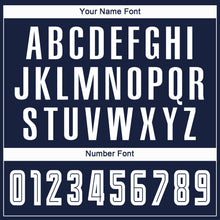 Load image into Gallery viewer, Custom Navy White-Camo Sublimation Soccer Uniform Jersey