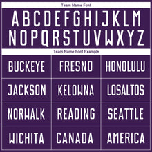 Загрузить изображение в средство просмотра галереи, Custom Purple White Sublimation Soccer Uniform Jersey