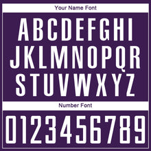 Загрузить изображение в средство просмотра галереи, Custom Purple White Sublimation Soccer Uniform Jersey