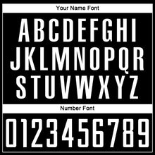 Laden Sie das Bild in den Galerie-Viewer, Custom Black White-Royal Sublimation Soccer Uniform Jersey