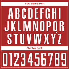 Загрузить изображение в средство просмотра галереи, Custom Red White Sublimation Soccer Uniform Jersey