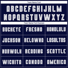 Загрузить изображение в средство просмотра галереи, Custom Red White-Navy Sublimation Fade Fashion Soccer Uniform Jersey