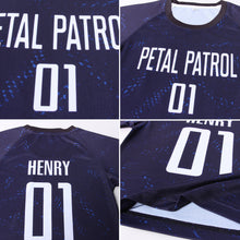 Charger l'image dans la galerie, Custom Dark Purple White-Black Sublimation Soccer Uniform Jersey