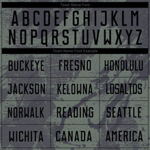 Load image into Gallery viewer, Custom Olive Black Sublimation Salute To Service Soccer Uniform Jersey