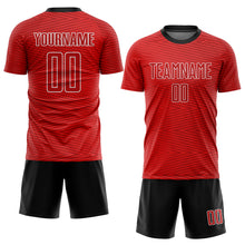 Charger l'image dans la galerie, Custom Red Red-Black Sublimation Soccer Uniform Jersey