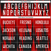 Загрузить изображение в средство просмотра галереи, Custom Red White-Black Sublimation Soccer Uniform Jersey