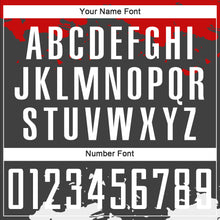 Laden Sie das Bild in den Galerie-Viewer, Custom Black White-Red Sublimation Soccer Uniform Jersey