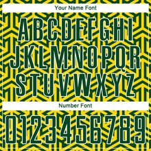 Load image into Gallery viewer, Custom Gold Green-White Sublimation Soccer Uniform Jersey