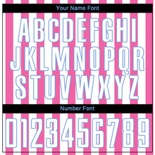 Charger l'image dans la galerie, Custom Pink White-Light Blue Sublimation Soccer Uniform Jersey