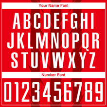 Загрузить изображение в средство просмотра галереи, Custom Red White Sublimation Soccer Uniform Jersey