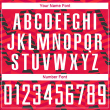 Загрузить изображение в средство просмотра галереи, Custom Red White-Black Sublimation Soccer Uniform Jersey