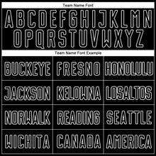 Load image into Gallery viewer, Custom Gray Black-White Sublimation Split Fashion Soccer Uniform Jersey